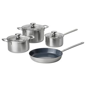 سرویس قابلمه 7 پارچه استیل ایکیا مدل IKEA HEMKOMST