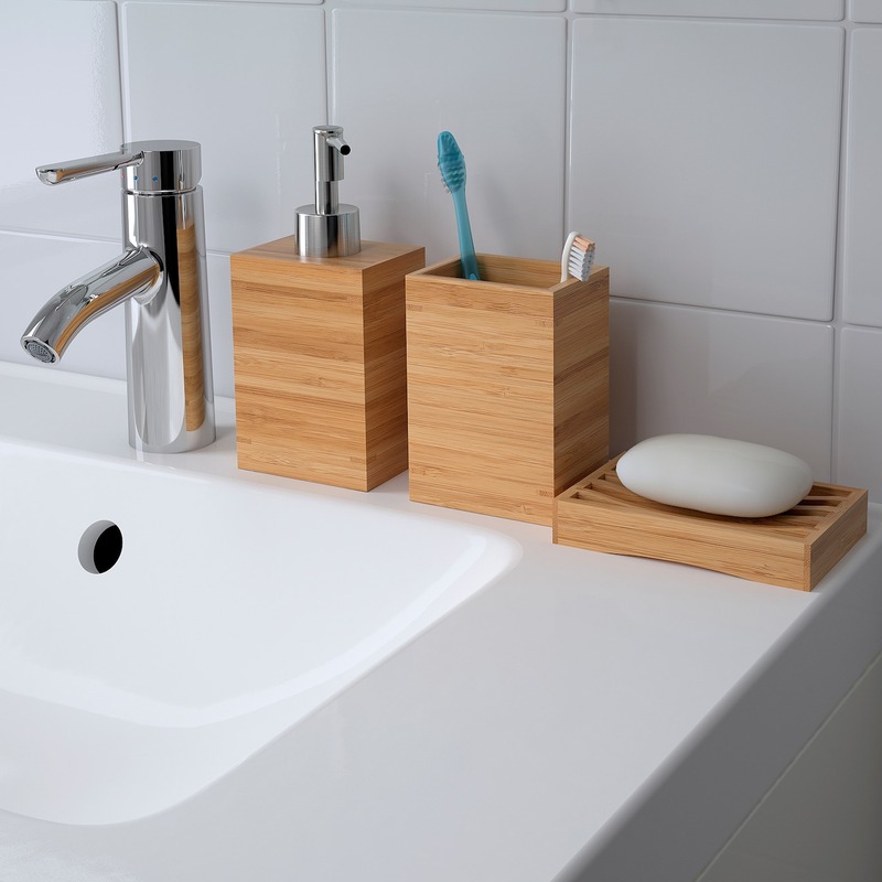 جا مسواکی بامبو ایکیا مدل IKEA DRAGAN