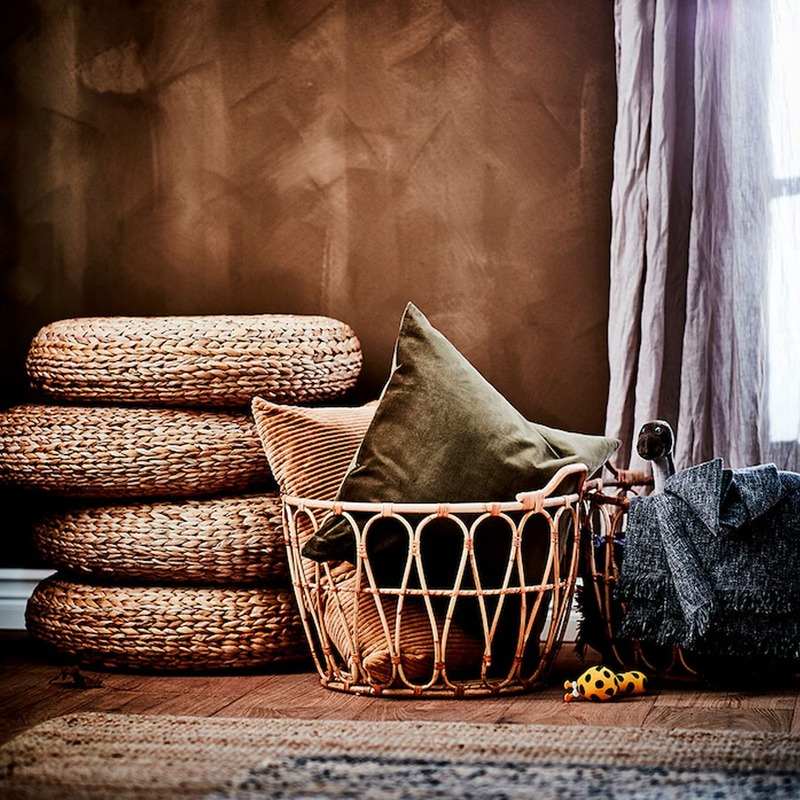 پاف حصیری ایکیا مدل IKEA ALSEDA